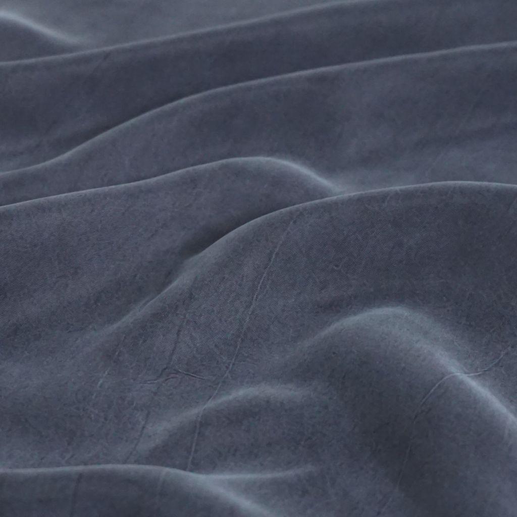 Soft touch Cupro Seidengefühl dunkelgrau